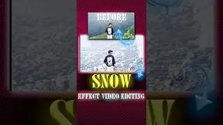 Snow Effect Video Editing | Before & After Transformation | Best ai app 
