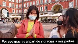 Sorprendente! Ésto es lo que dice una estudiante china en España.
