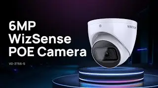 VD-3T66-S 6MP WizSense Camera | IR Fixed-focal Eyeball Network Camera | VIKYLIN POE CCTV Dome