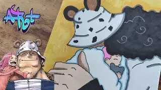 Drawing Kuma e Bonney One Piece