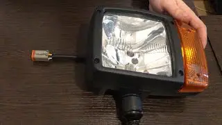 Разъем электрический для фар JCB, CAT, VOLVO, CASE, John Deere