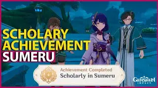 Akademiya Q&A Quest Hidden Achievement Scholarly in Sumeru Genshin Impact