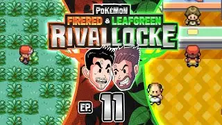 RIVALRY CONTINUED! | Pokemon Fire Red Leaf Green Rival Locke w/ ShadyPenguinn & MrTalent [11]