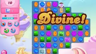 Candy Crush Saga Level 5257 (3 stars, No boosters)