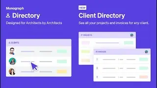 Client Directory - See all your client details in one place with Monograph