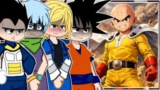 Dragon Ball React to Krillin as Saitama || All Parts - Gacha React