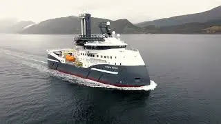 Olympic's second CSOV at sea trial: The Olympic Notos