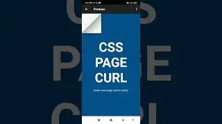 page curl ||Html CSS