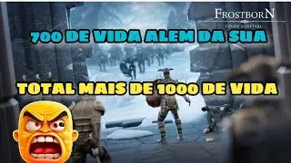 DICAS COMO CONSEGUI 700 DE VIDA A MAIS ALEM DA SUA VIDA |frostborn #frostborn