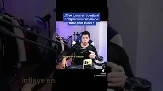 ¿Qué tomar en cuenta al comprar una cámara de fotos? 📸 