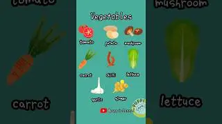 Vegetables Vocabulary - English in Everyday Life 