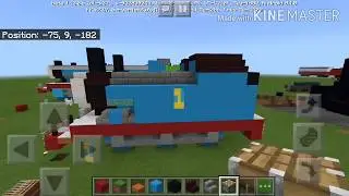 How to make Thomas The Tank Engine in Minecraft