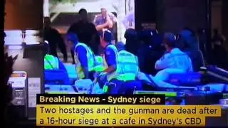 Sydney siege. Lindt Cafe Update