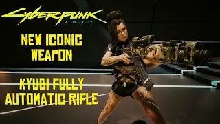 Kyubi Fully Automatic Rifle - New Iconic Weapon | Cyberpunk 2077 Mods