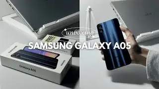 samsung galaxy A05 unboxing + accessories✨budget phone, aesthetic android | Philippines