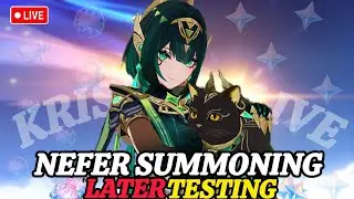 SUMMONING NEFER AND FURINA LATER TESTING AND REVIEWS || GENSHIN IMPACT || INDIA ||