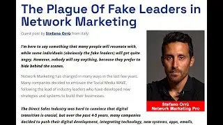 The Plague Of Fake Leaders in Network Marketing