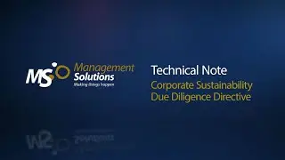 Corporate Sustainability Due Diligence Directive