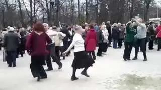 Пенсионеры зажигают в Сокольниках