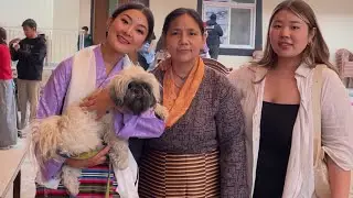 My mom seeing my first ever live performance and I am feeling proud of my self #tibetan vloger #