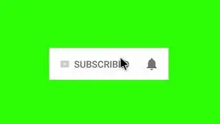 Green Screen Subscribe Button
