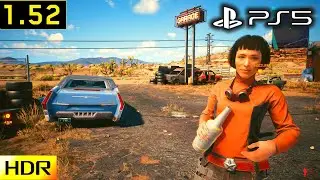 CYBERPUNK 2077 1.52 Patch New Update | PS5 Gameplay Performance & Graphics Test!