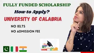 University of Calabria/ Requirements/ No Application Fee/ Application Process/ Without IELTS