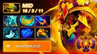 [7.38C] BROKEN BUILD - Sand King MID | Full Gameplay Dota Class