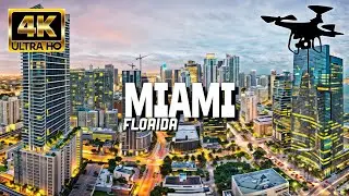 Miami, Florida In 4K By Drone - Amazing View Of Miami, Florida