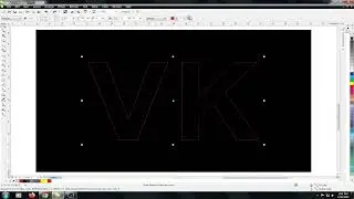 How to Make Text & Word Typography Effect In Coreldraw With VK_Graphics_Ichh 