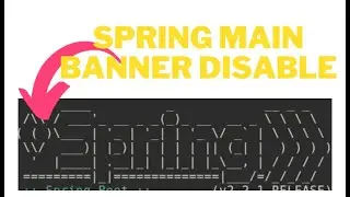 Disable Spring Boot Banner at Startup | Spring Boot
