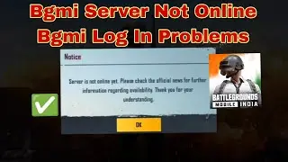BGMI LOGIN PROBLEM SUCCES 😱 BGMI SERVER IS NOT ONLINE YET & BGMI SERVERS WILL BE UNAVAILABLE FOR BAN