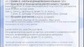 How to Prevent the Spread of HIV/AIDS -- Part 3/4 Sub-Saharan Africa I