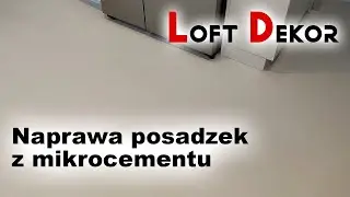 Naprawa posadzek z mikrocementu