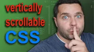 How to make a div vertically scrollable using CSS