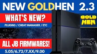 GoldHen 2.3 Released | Plugins | PS4 Jailbreak | All Firmwares | 9.00 | Jailbreak News Video
