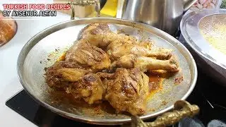 Turkish Spicy Fried Chicken With 2 Side Dishes 🍗 Turkish Food Recipes