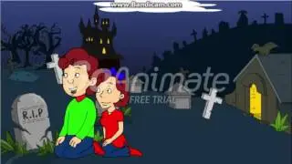 Caillou sends Rosie Nether World Minecraft and gets grounded