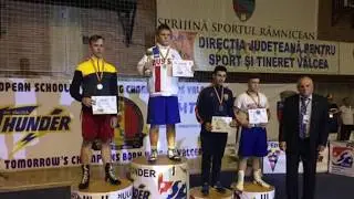 The podium of the champions - EUBC European Schoolboys Championships