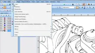 54 PixEdit Drawing Vectorising to DXF CAD Format (Vectorisation).