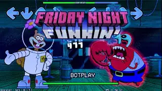 FNF SPONGEBOB SANDY vs Mr.Krabs HARDCORE BATTLE