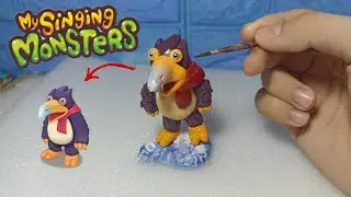 ЛЕПИМ ПИНГВАНА из пластилина -Мои поющие монстры _ My Singing Monster