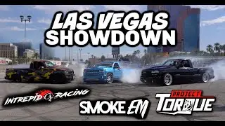 Crashes Burnouts And Blown Motors!! Vegas Truck Show Was Crazy 🚨