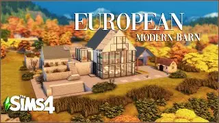 EUROPEAN MODERN BARN | Interior CC - Exterior NO CC | (With Ambience Sound) | THE SIMS 4