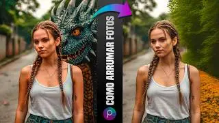 Como Arrumar Fotos pelo Celular - Modificar Objetos - Remover Pessoas - Adicionar Coisas - PicsArt