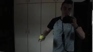 Throwing a ball through a mirror
