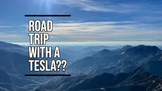 Tesla road trip to the mountain!!