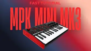 CREO UN BEAT CON UN MPK MINI MK3 (FL-studio) fast tutorial