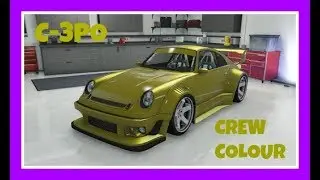 GTA ONLINE - C-3PO GOLD CREW COLOUR