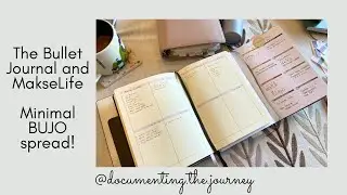 Minimal Bullet Journal Spread with MakseLife
